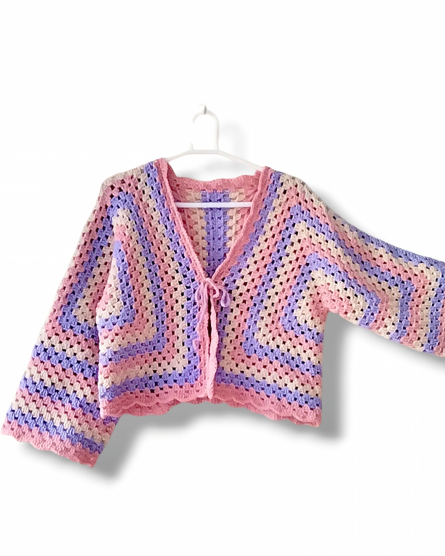 Granny Square Crochet Cardigan