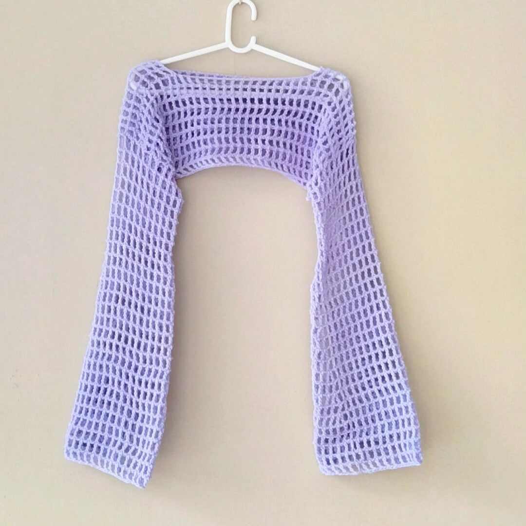 Plain Mesh Bolero