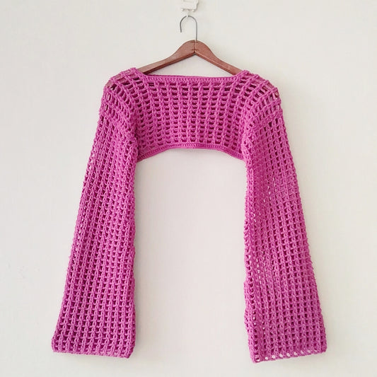 V-Stitch Bolero Shrug